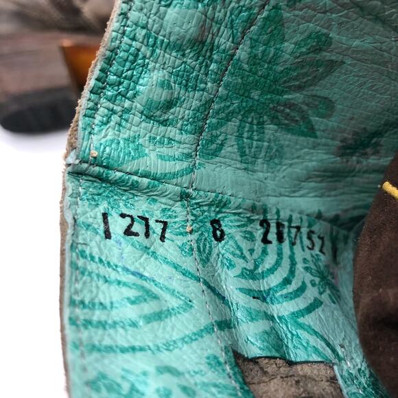 Corral Womens Faded/Greige Studs Woven & Straps Ankle Boots Multicolor Size 8 - Picture 10 of 11